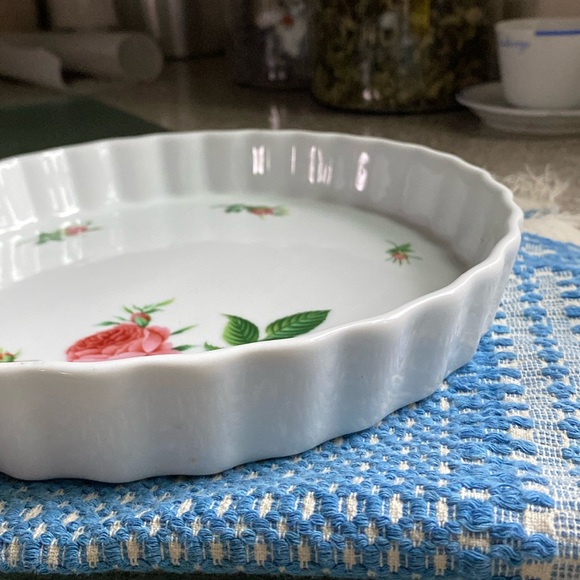 Vintage Christine Holm Porcelain Quiche Dish - Picture 3 of 8